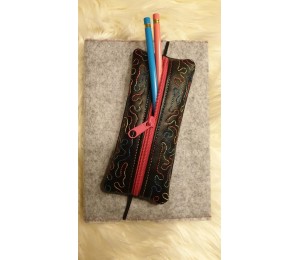 Stickdatei ITH - Stiftetasche Herzswirls